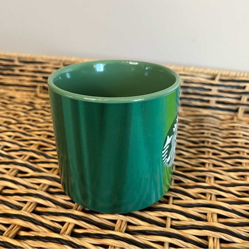 Starbucks Coffee Mug, Green with Red Handle and Starbucks Logo 2022 - Picture 4 of 7